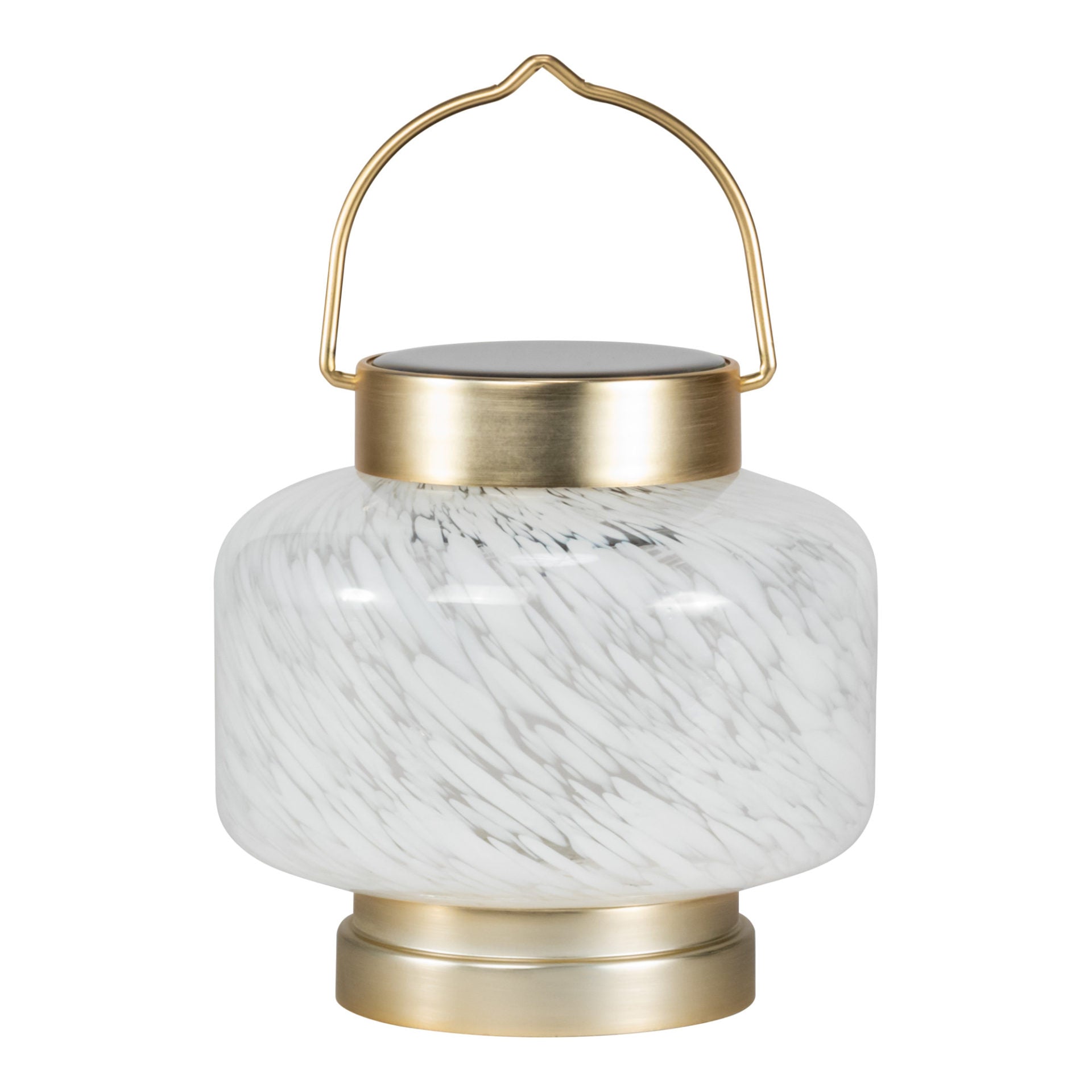 solar glass lanter square