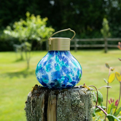 Tea Solar Lanterns 5" Handblown Glass