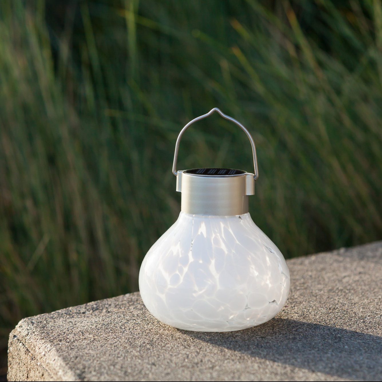 Tea Solar Lanterns 5" Handblown Glass