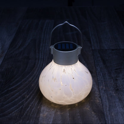Tea Solar Lanterns 5" Handblown Glass