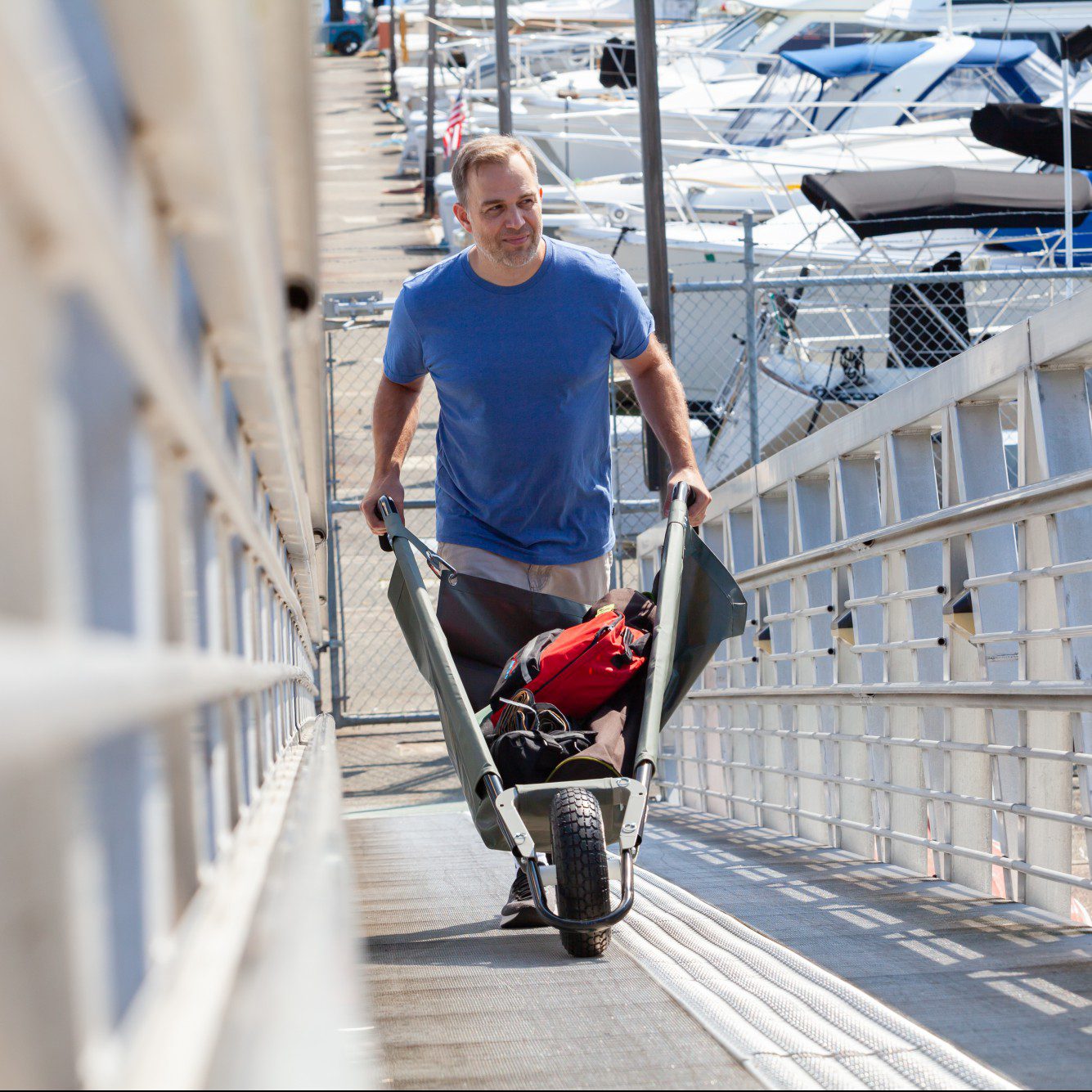 Collapsible folding  cart WheelEasy