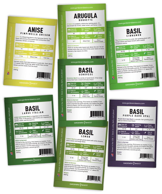 Popular Herb Seeds for Planting | 35 Variety Pack