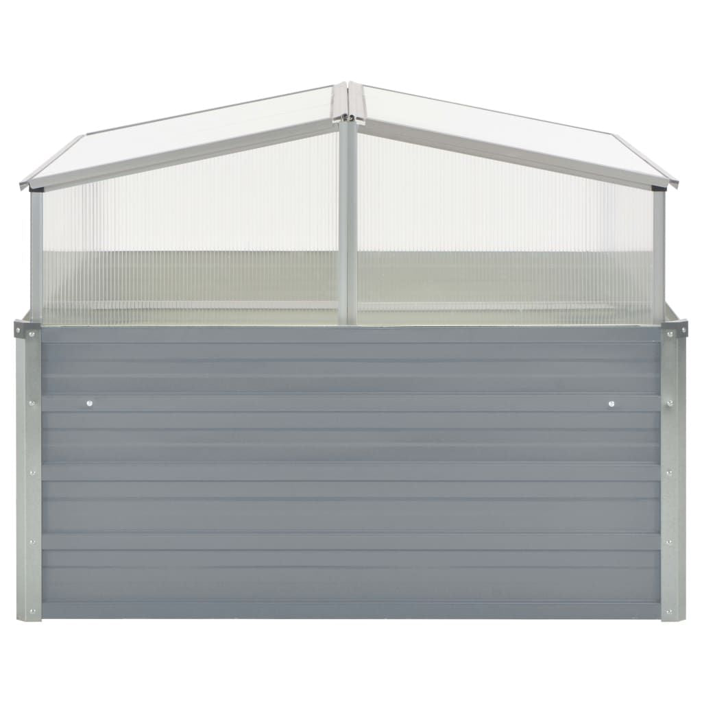 Galvanized Steel Gray Greenhouse