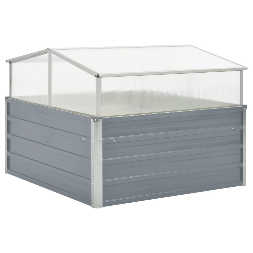 Galvanized Steel Gray Greenhouse