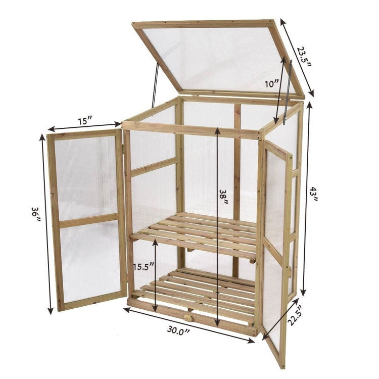 Small Wood Greenhouse