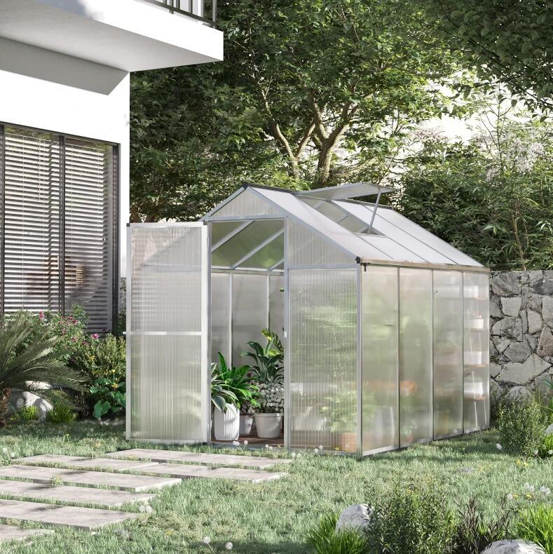 Premium 8x6 Greenhouse Aluminum Frame