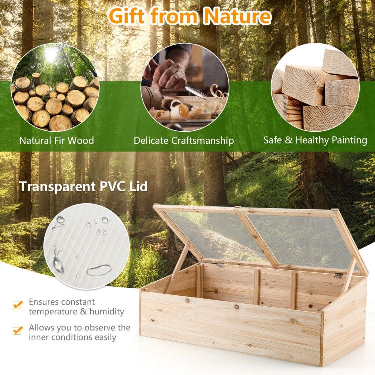 Wooden Garden Portable Greenhouse