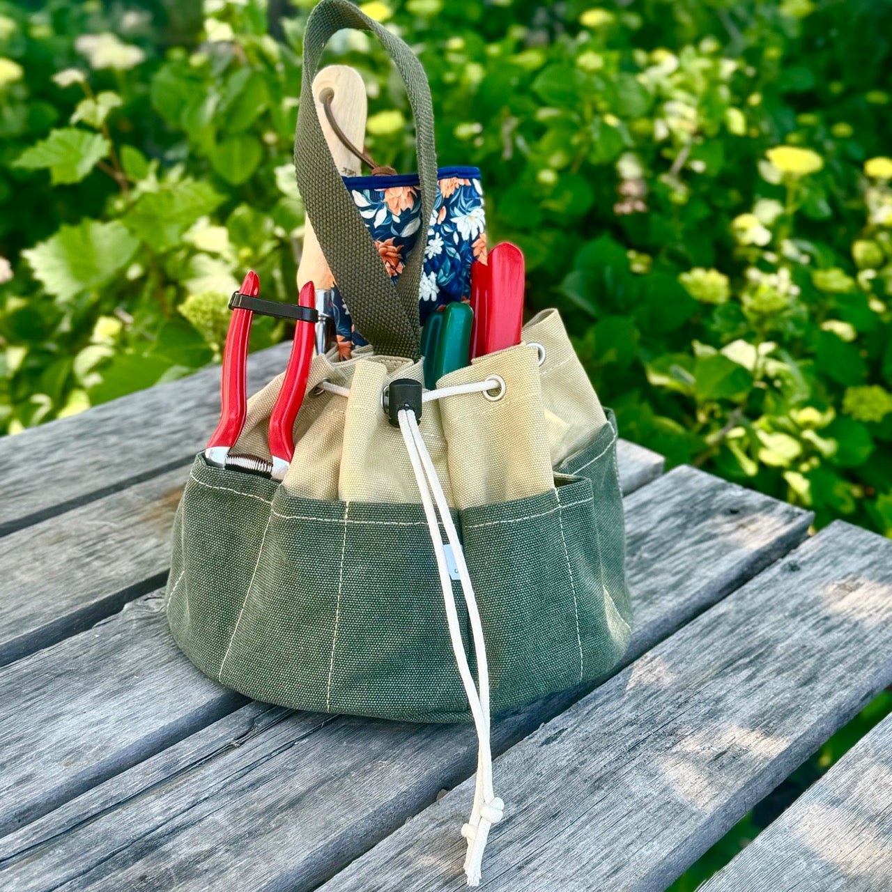 garden organizer bucket bag