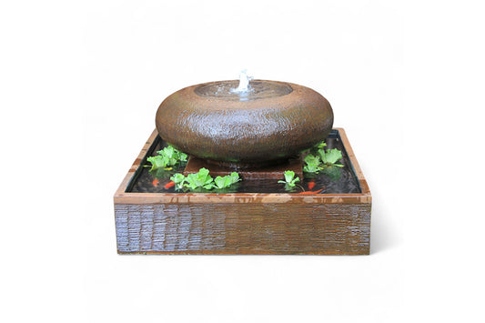 Exaco Moon Pot Water Feature For Patio