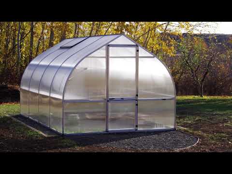 Exaco RIGA Large Polycarbonate Greenhouse Video