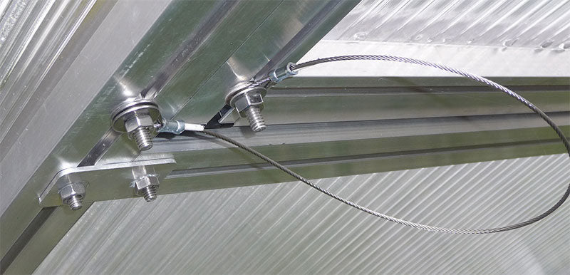 Riga roof window restraint cable kit stainless steel