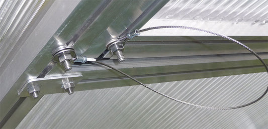 Riga roof window restraint cable kit stainless steel