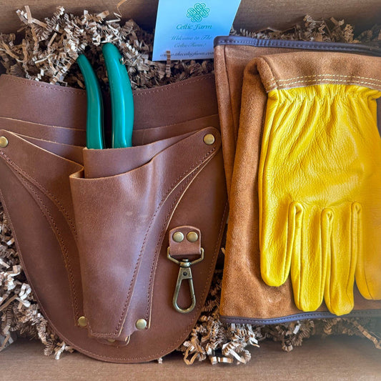 rose gardener gift box includes belt, gloves and pruners Colorado shop