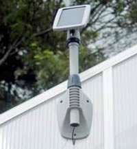 Riga solar powered greenhouse interior light