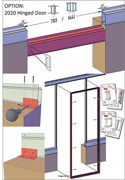 Exaco Hinged Door – Single or Double Configuration