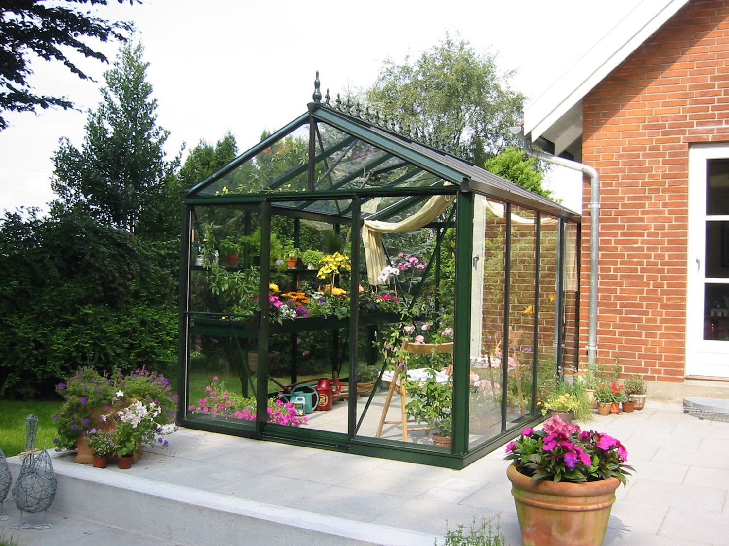 victorian greenhouse 8x10 patio installation backyard growing Denver Colorado South Table Sheds