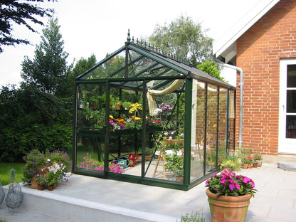 victorian greenhouse 8x10 patio installation backyard growing Denver Colorado South Table Sheds