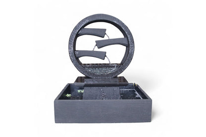 Exaco Water Fountain Outdoor Wagon Wheel