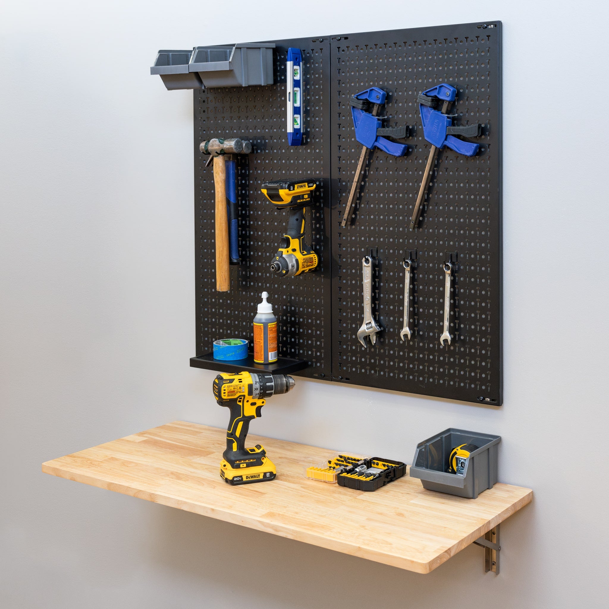 Folding Workbench and Pegboard Workshop Set – South Table Sheds